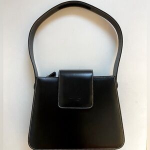 The Hermes of England Tanner Krolle London Classic Black Leather Bag Retail$2500